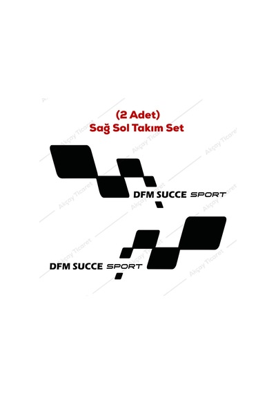 Dfm Succe Sticker Dfm Succe Kapı Altı Sticker Oto Sticker