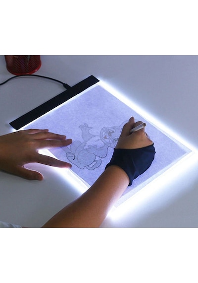 TechTic LED Işıklı Çizim Tableti Kopyalama Panosu 24 x 15 CM