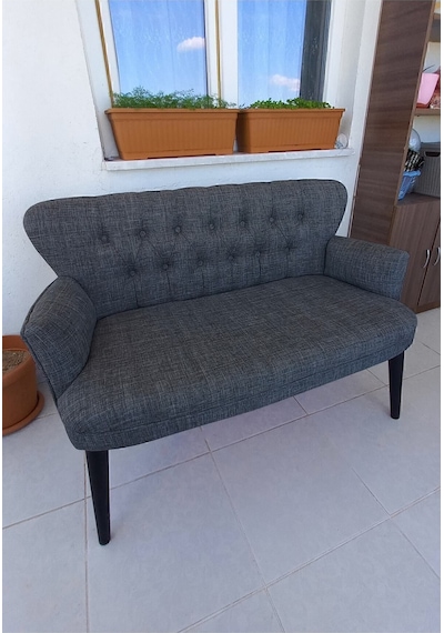 Azra Mobilya Balkon Koltuğu-berjer-koltuk Takımı -çay Seti Koltuk-gri-keten -ofis Koltuğu -ahşap Gri Azra Mobilya Balkon Koltuğu-berjer-koltuk Takımı -çay Seti Koltuk-gri-keten -ofis Koltuğu -ahşap Gri