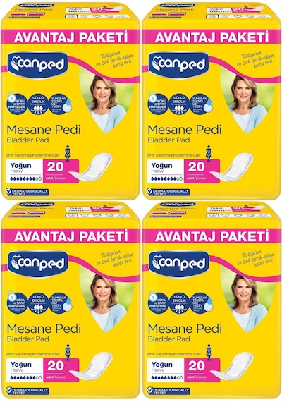 Canped Mesane Pedi Büyük Boy Yoğun L 4 x 20'li