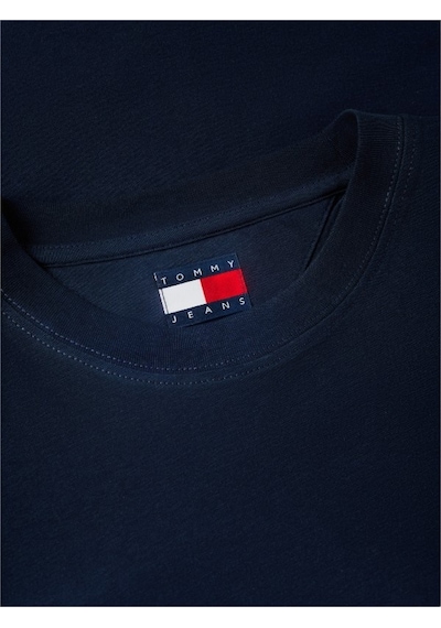 Tommy Hilfiger Tjm Reg Entry Dna Ss Tee Erkek Mavi T-shirt - Dm0dm23406