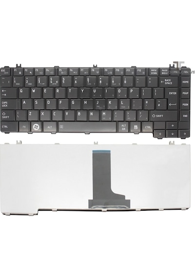 Toshiba C640 C640-11v Notebook Klavyesi - Siyah - Tr