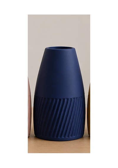 Modern Dekoratif Şık Masa 20 Cm Lacivert Lacivert