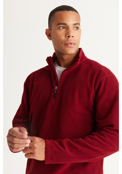 AC&Co / Altınyıldız Classics Erkek Bordo Anti-Pilling Tüylenme Yapmayan Standart Fit Bato Yaka Soğuk Geçirmez Polar Sweatshirt 4A5221100016BRDM AC&Co / Altınyıldız Classics Erkek Bordo Anti-Pilling Tüylenme Yapmayan Standart Fit Bato Yaka Soğuk Geçirmez Polar Sweatshirt 4A5221100016BRDM
