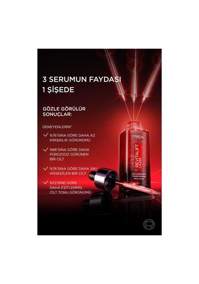 Revitalift Lazer Yaşlanma Belirtileri Karşıtı Üçlü Peptit Bakım Serumu