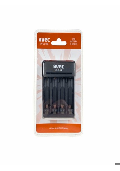 Avec Pil Şarj Cihazı Usb Aa - Aaa 4lü Pil Şarj Cihazı Av-c1-06b 2929
