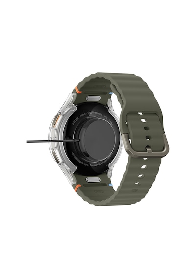 Samsung Galaxy Watch 7 44mm Uyumlu Kasa Ekran Koruyucu 360 Tam Koruma Kılıf Kapak Şeffaf