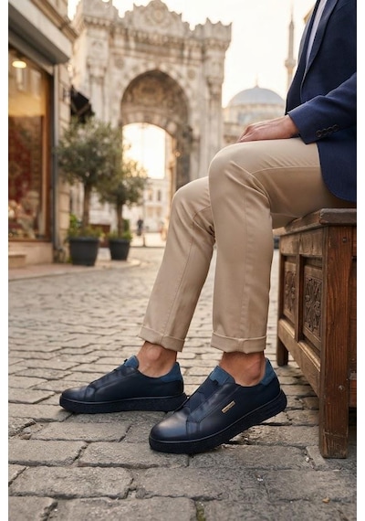 Pierre Cardin Anatomik Orijinal Ürün Hakiki Deri Lastikli Sneaker Erkek Ayakkabı 169-586 Lacivert Pierre Cardin Anatomik Orijinal Ürün Hakiki Deri Lastikli Sneaker Erkek Ayakkabı 169-586 Lacivert