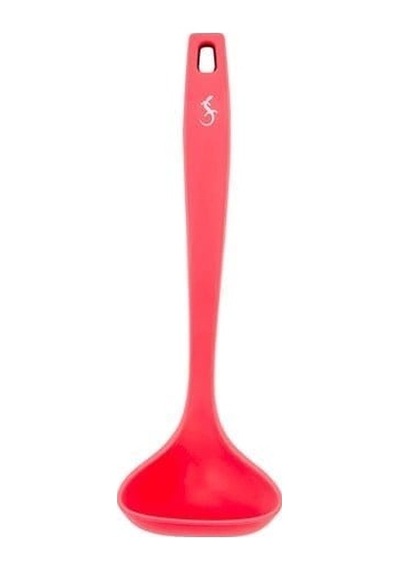 Lurch - Platin Silikon Sos Kepçesi 28 Cm Somon - Yanmaz, Yapışmaz, Bükülmez, Çizmez, Tat Ve Koku Bırakmaz - 240075