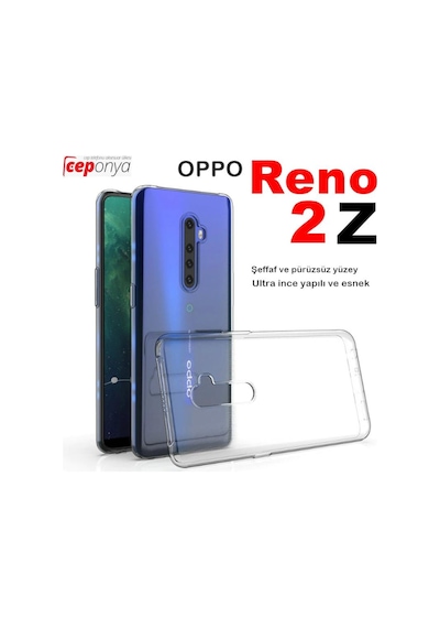 Oppo Reno 2Z Ultra Ince Esnek Seffaf Süper Silikon Kilif 424795429