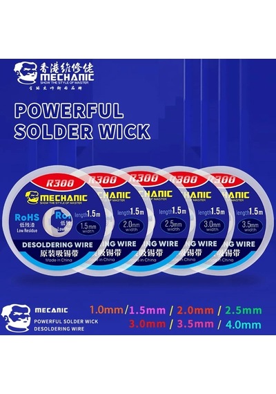 Sones Mechanıc R300 1.5m Emiş Teneke Teli, Genişlik: 2mm