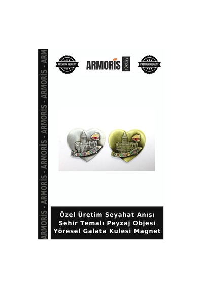 Özel Üretim Seyahat Anısı Şehir Temalı Peyzaj Objesi Yöresel Galata Kulesi Magnet