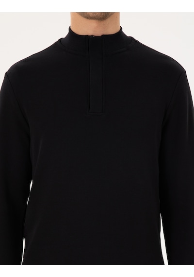 Pierre Cardin Erkek Siyah Sweatshirt 50296505-vr046 Siyah