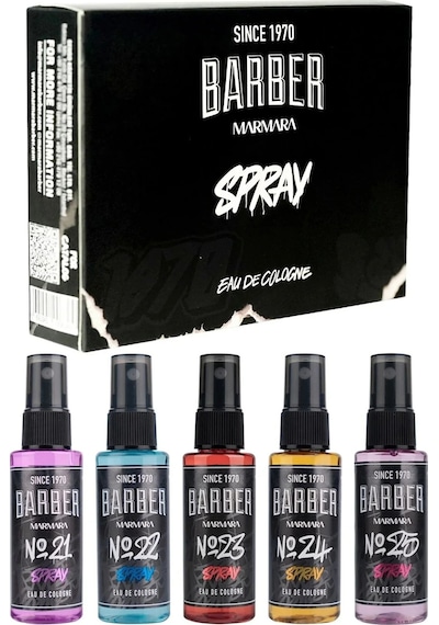 Marmara Barber 5'li Mix Set Edc Sprey Kolonya 50 Ml