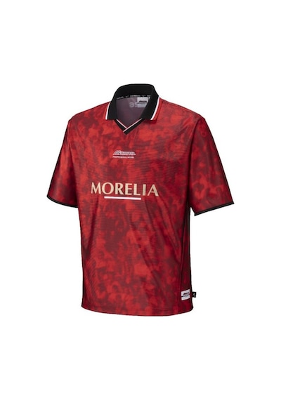 Mizuno Morelia Off Retro Erkek Tişört Kırmızı Çok Renkli