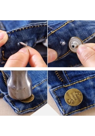 5 Adet Kot Düğmesi Bay-Bayan Kot Düğme-Desen Stokla Gönderilir