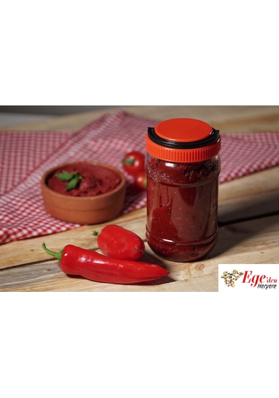 Domates Salçası 1 Kg + Tatlı Biber Salçası 1 Kg.-iki Lezzet Bir Arada