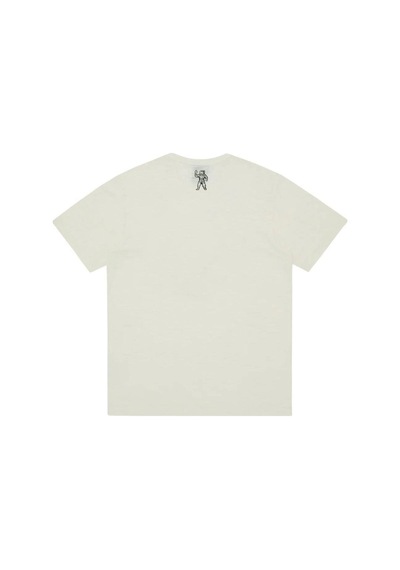 Tarzsokak Unisex Beyaz Bıllıonarıe Baskılı Bisiklet Yaka Tshirt Beyaz
