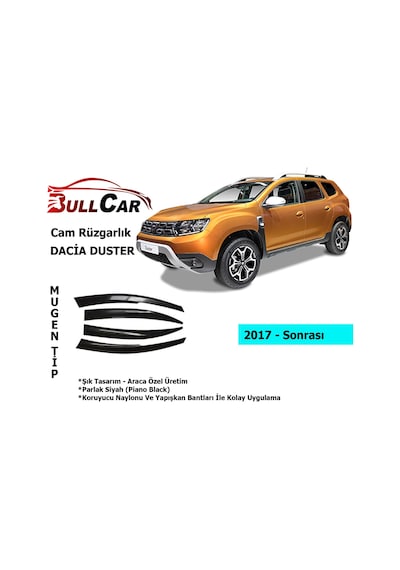 Dacia Duster Cam Rüzgarlık 2017 Sonrası