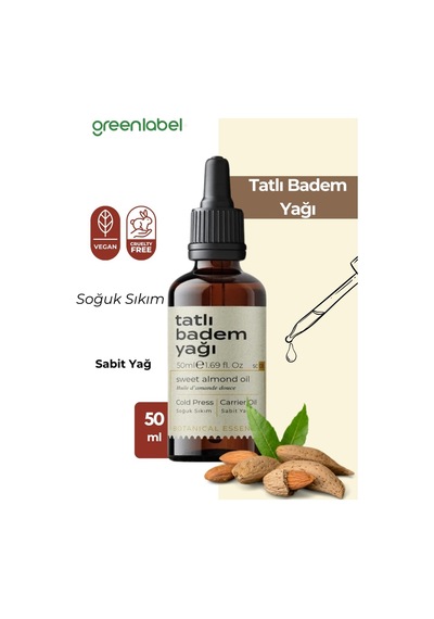 Greenlabel Tatlı Badem Yağ 50 Ml