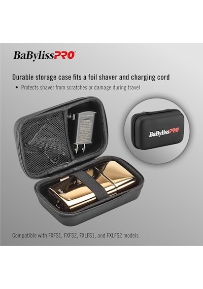 Babylisspro Folyo Tıraş Makinesi Kılıfı - Tek Veya Çift Tıraş Makinesi, Güç Kablosu, Yedek Folyolar İçin Uygundur