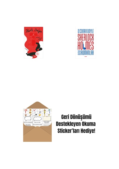 Zehirli Dalga + Sherlock Holmes - Bütün Romanlar Ciltli + Okuma Sticker'ları