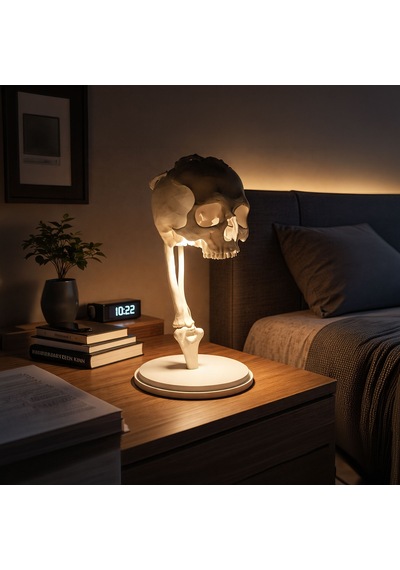 Auralight: Anatomik Tasarım Sanatsal Gece Lambası Beyaz