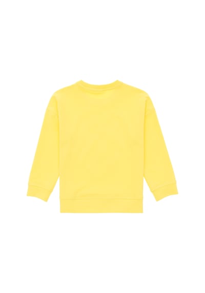 U.S. Polo Assn. Kız Çocuk Sarı Bisiklet Yaka Sweatshirt 50296378-VR044