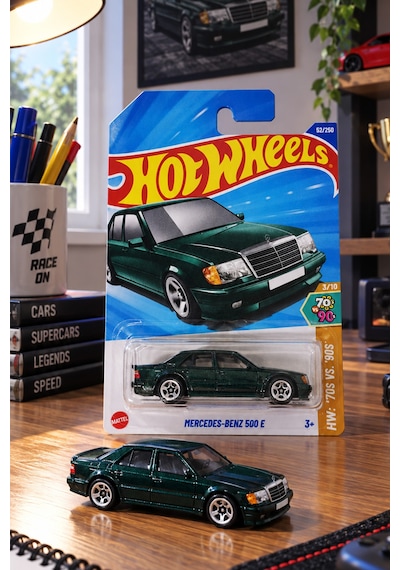 Hot Wheels Mercedes-benz 500 E Uzun Kart Oyuncak Araba Çok Renkli