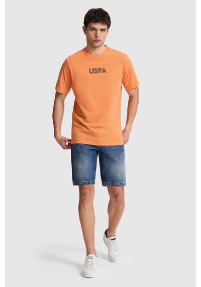 U.S. Polo Assn. U.s. Polo Assn. Erkek Turuncu Tişört Basic 50325245-vr051