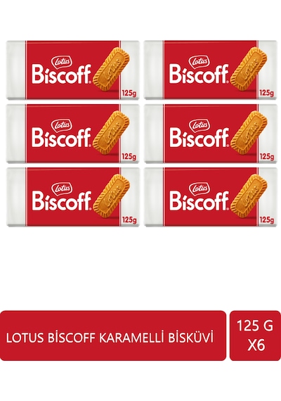Lotus Biscoff 125 G x 6