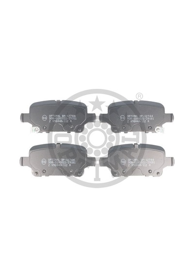 Optımal Bp-12744 Arka Fren Balatası Opel Astra K 1.0-1.4-1.4t-1.6t-1.6 Cdtı 16 22 106.5x46.3x16.6 1684934880-39037199-95526568 1 Takım -ıdır