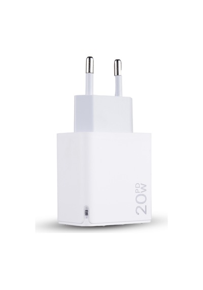 Ad88 20w Çift Usb Şarj Adaptörü - Hızlı Şarj Cihazı Beyaz