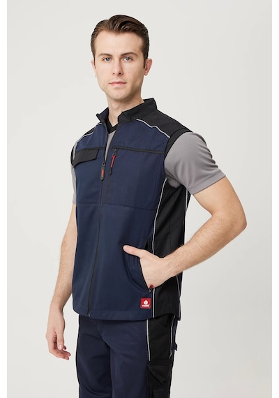 Allium Yazlık İş Ve Outdoor Yelek Lacivert-siyah