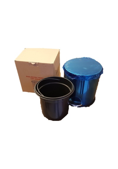ATASEVEN Krom Pedallı Çöp Kovası 12 LT