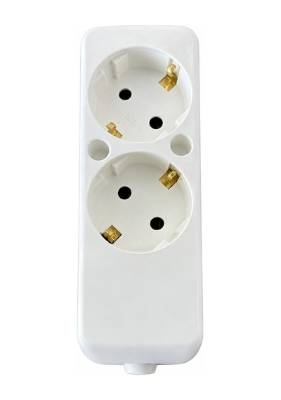 5 Metre 2'li Topraklı Uzatma Priz 16a 3x1,5 Mm² Tam Bakır Ttr Kablo Elektrikli Soba Isıtıcı Ev Ofis Uzatma Kablosu Beyaz - 939005279 4 - 5 M