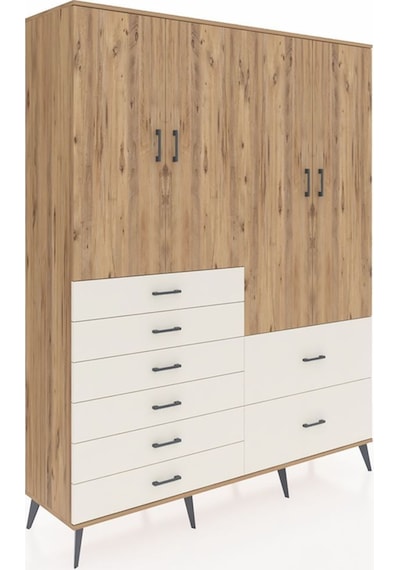 Hyperion Gardrop 7 Raflı 8 Çekmeceli 4 Kapaklı 176x44x221 Çam-çam/aytaşı Çam/aytaşı Hyperion Gardrop 7 Raflı 8 Çekmeceli 4 Kapaklı 176x44x221 Çam-çam/aytaşı Çam/aytaşı
