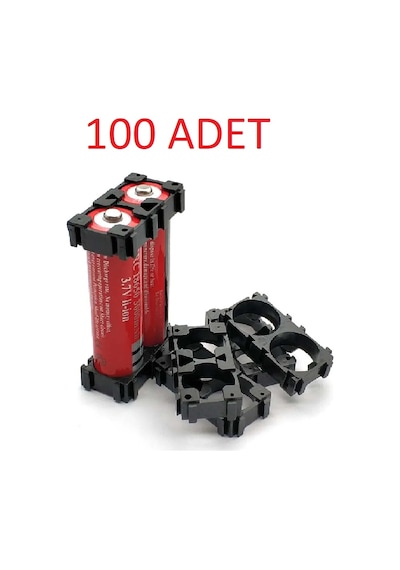 2'li Holder 18650 Pil Tutucu 100 ADET