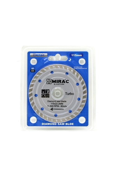 Northcity 115 Mm Mermer Kesme Diski 22.2 Mm İnce Turbo