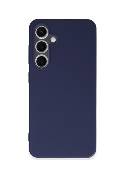 Samsung Galaxy Uyumlu - S24 Kılıf First Silikon - Lacivert