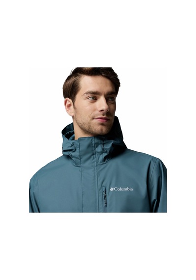 Columbia Hikebound Iı Jacket Erkek Outdoor Yağmurluk Wm2619 Mavi