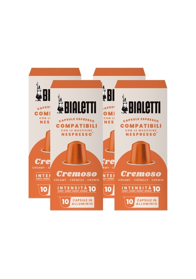 Bialetti Nespresso Uyumlu Kapsül Kahve Cremoso 40 Adet Kapsül Kahve