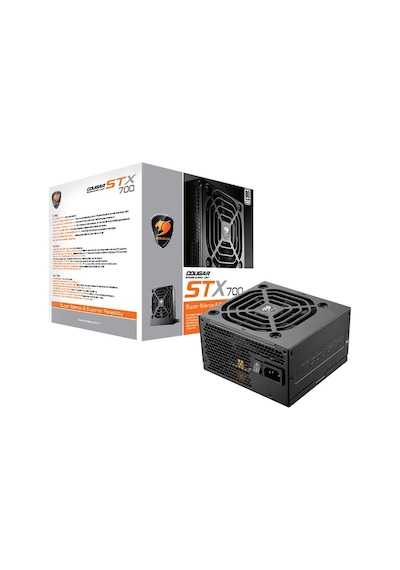 Cougar CGR-STX-700 700W 12 CM Fanlı 80+ Aktif PFC Güç Kaynağı