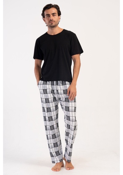 Yake Store Ceplı Erkek P.suprem Tek Alt Pıjama - Gray Gri