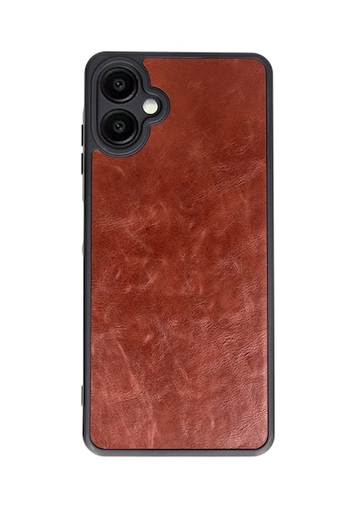 Samsung Uyumlu Galaxy A06 Uyumlu Kılıf Aras Deri Kapak - Bordo