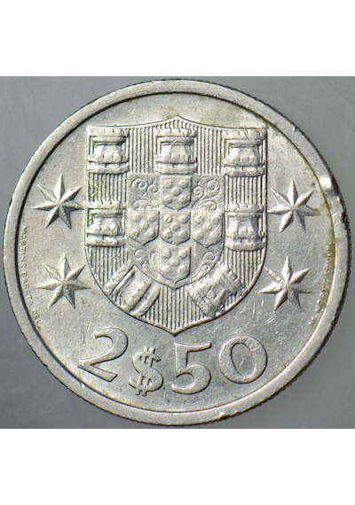 Portekiz 2,5 Eskudo 1985 Yelkenli - Gemi - Denizcilik Temalı. 42638982