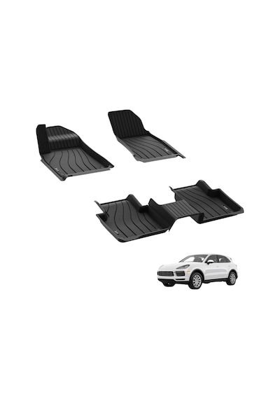 Porsche Cayenne 9y0 2018-2026 Araca Özel Tpe Paspas Seti