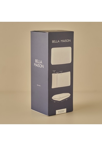 Bella Maison Relax Visko Yastık Beyaz 60 x 40 x 13 CM