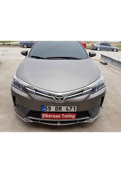 Toyota Corolla Uyumlu (2017...) Ön Tampon Lip ---fibersan Tuning