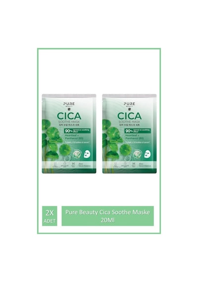 Pure Beauty Cica Soothe Maske 20ml 2x